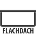 Flachdach (nicht aufklappbar)